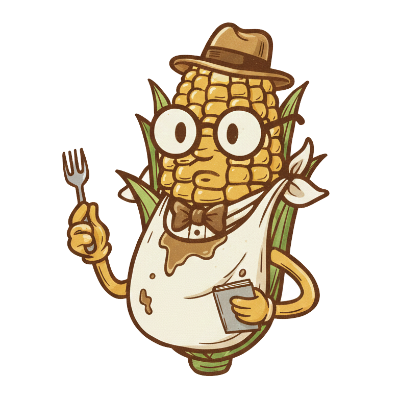 OmahaFoodie Mascot Logo